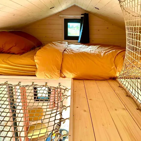 Joy Tiny House Perche Campo de lujo *